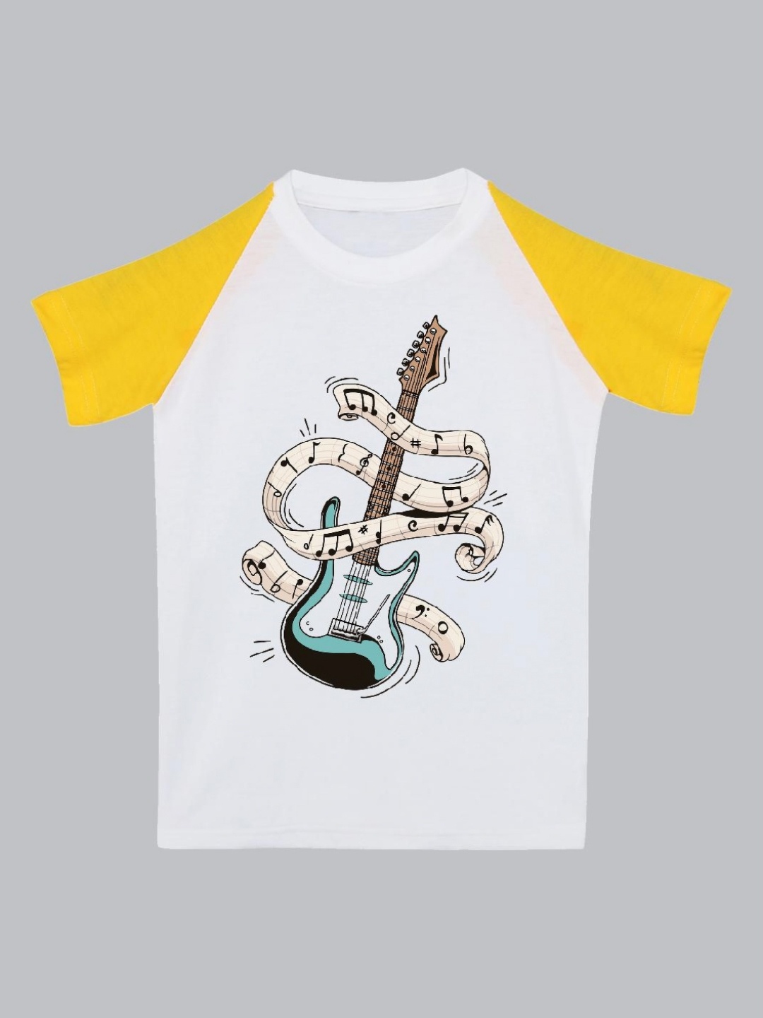 

BAESD Unisex Kids Graphic Printed Round Neck Cotton T-Shirt, White