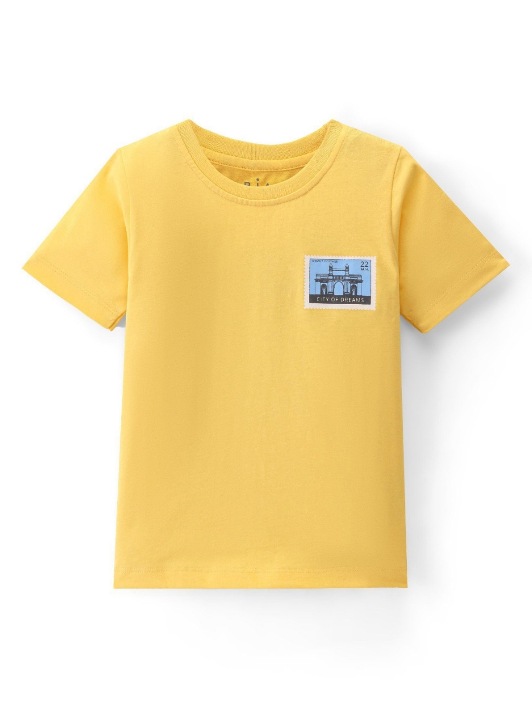 

ARIAS By LARA DUTTA Boys Graphic Printed Round Neck Cotton T-Shirt, Yellow