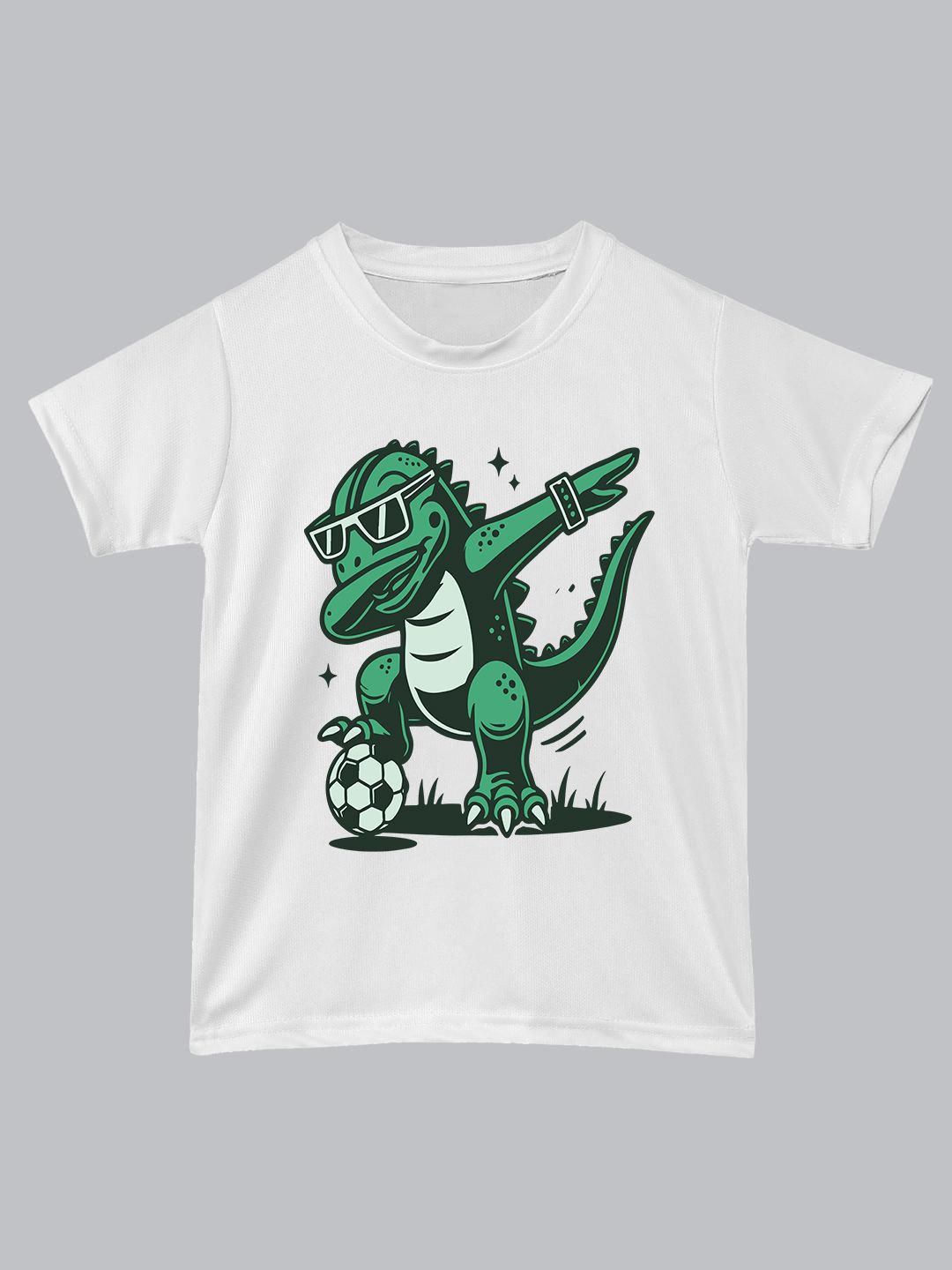 

BAESD Unisex Kids Graphic Printed Round Neck T-Shirt, White