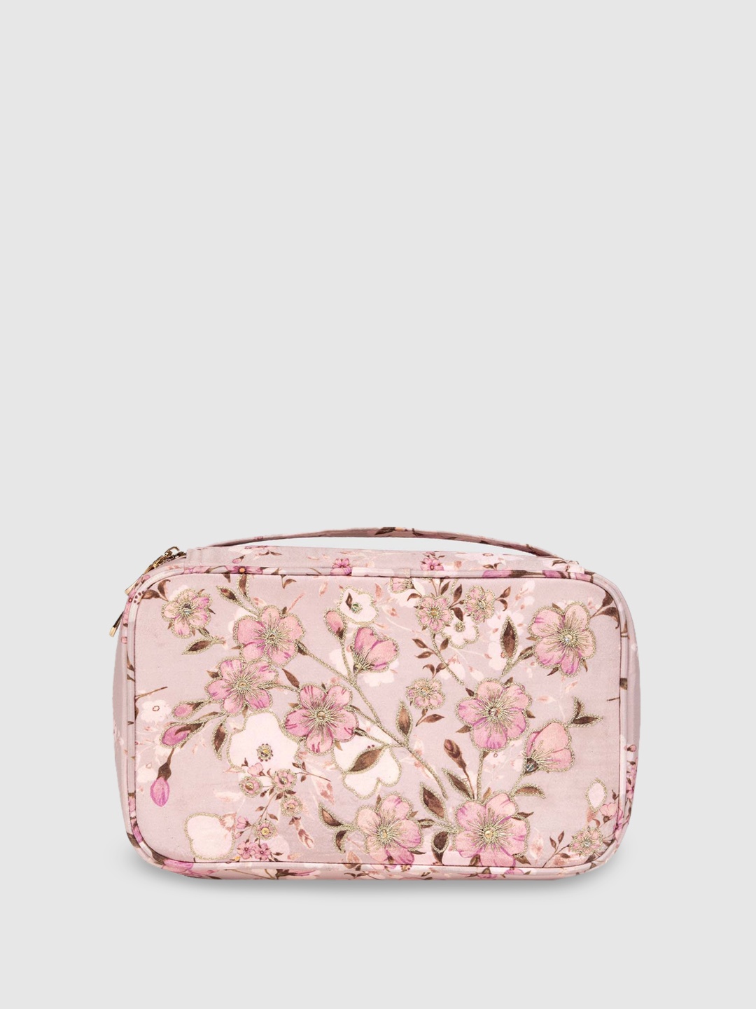 

D'oro Printed Shopper Sling Bag, Pink