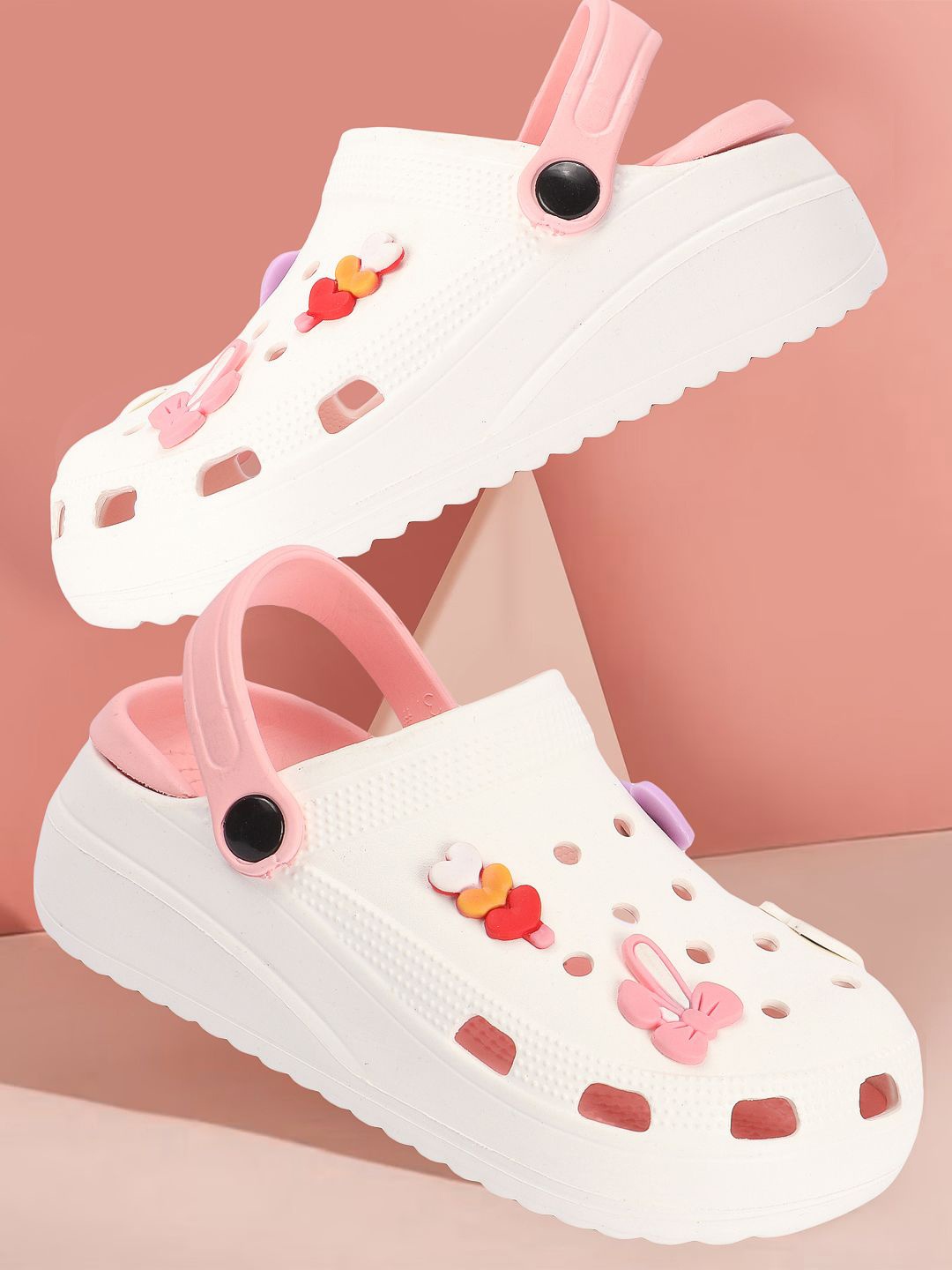 

JUMPLITE Women Rubber Clogs, Pink
