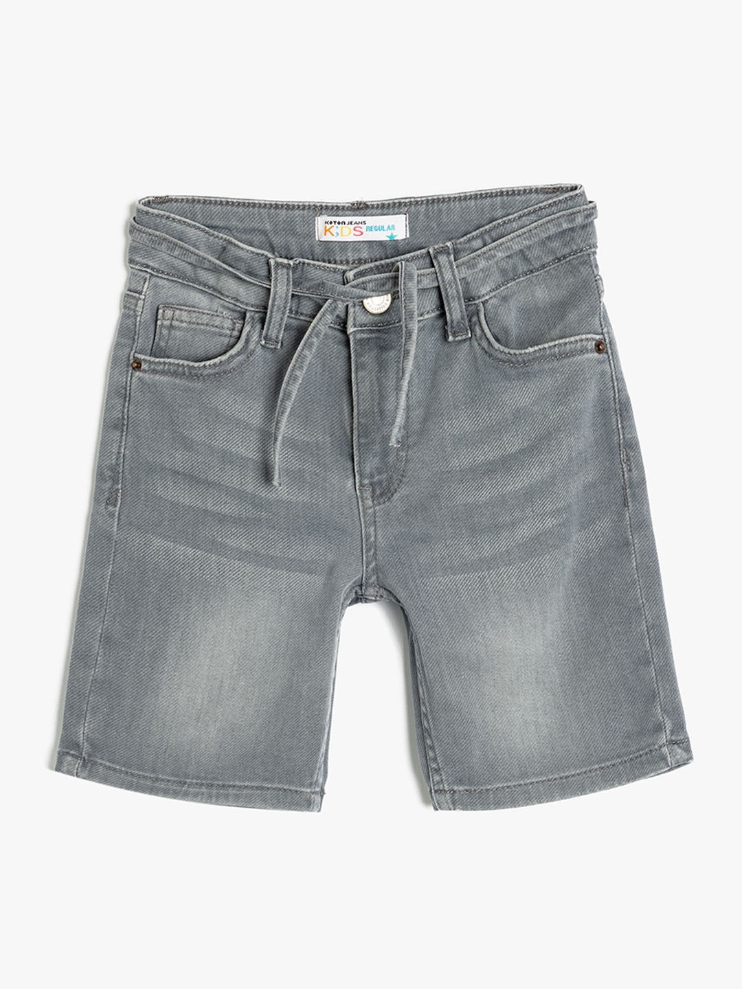 

Koton Boys Washed Denim Shorts Technology, Grey