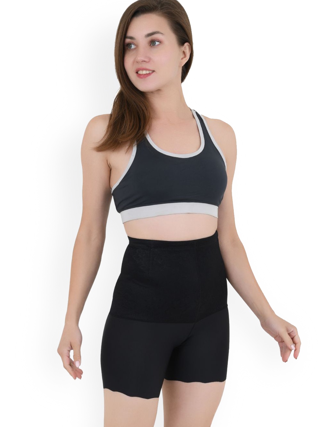 

OLSIC High Waist Tummy & Thigh Shapeware, Black