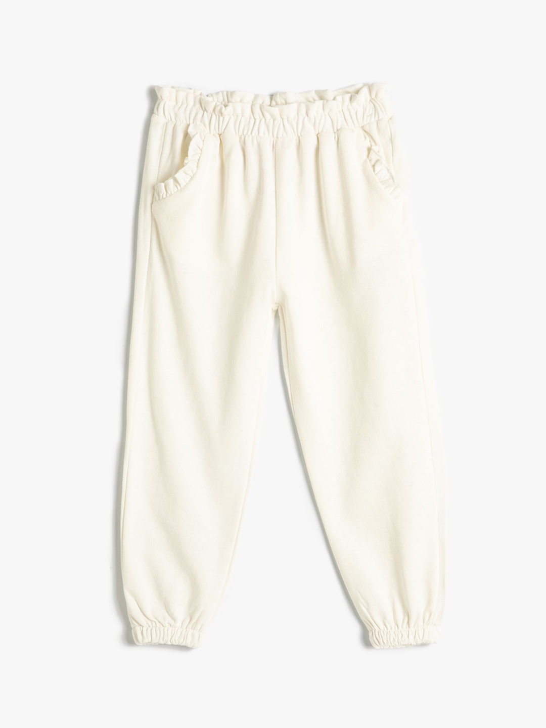 

Koton Girls Pure Cotton Joggers, Beige