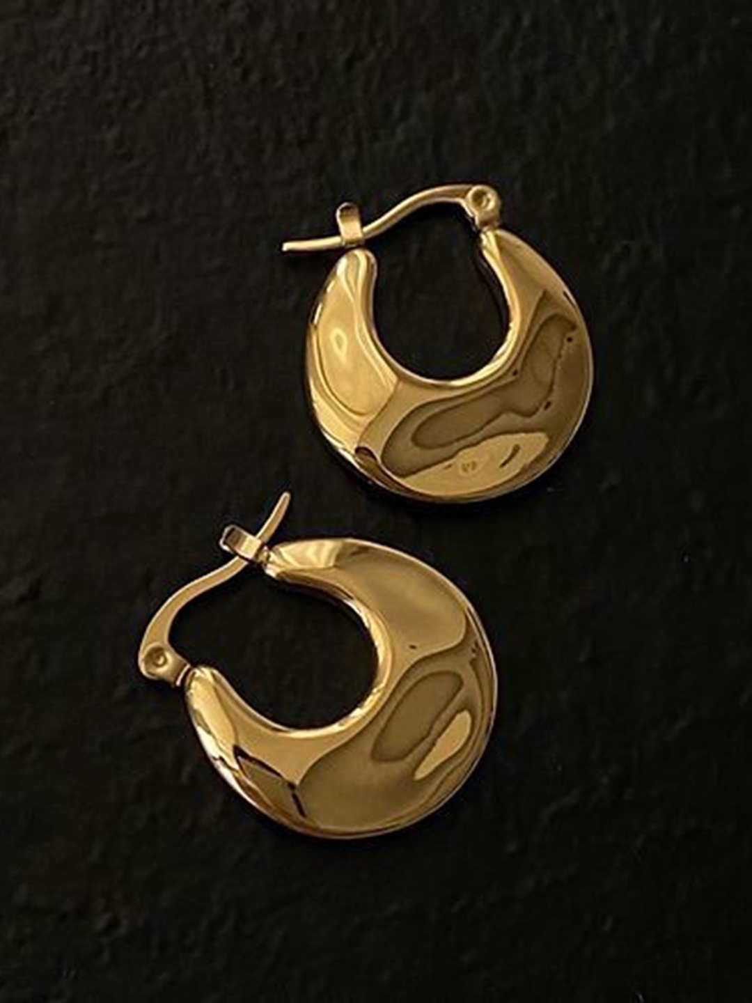 

FIMBUL Circular Hoop Earrings, Gold