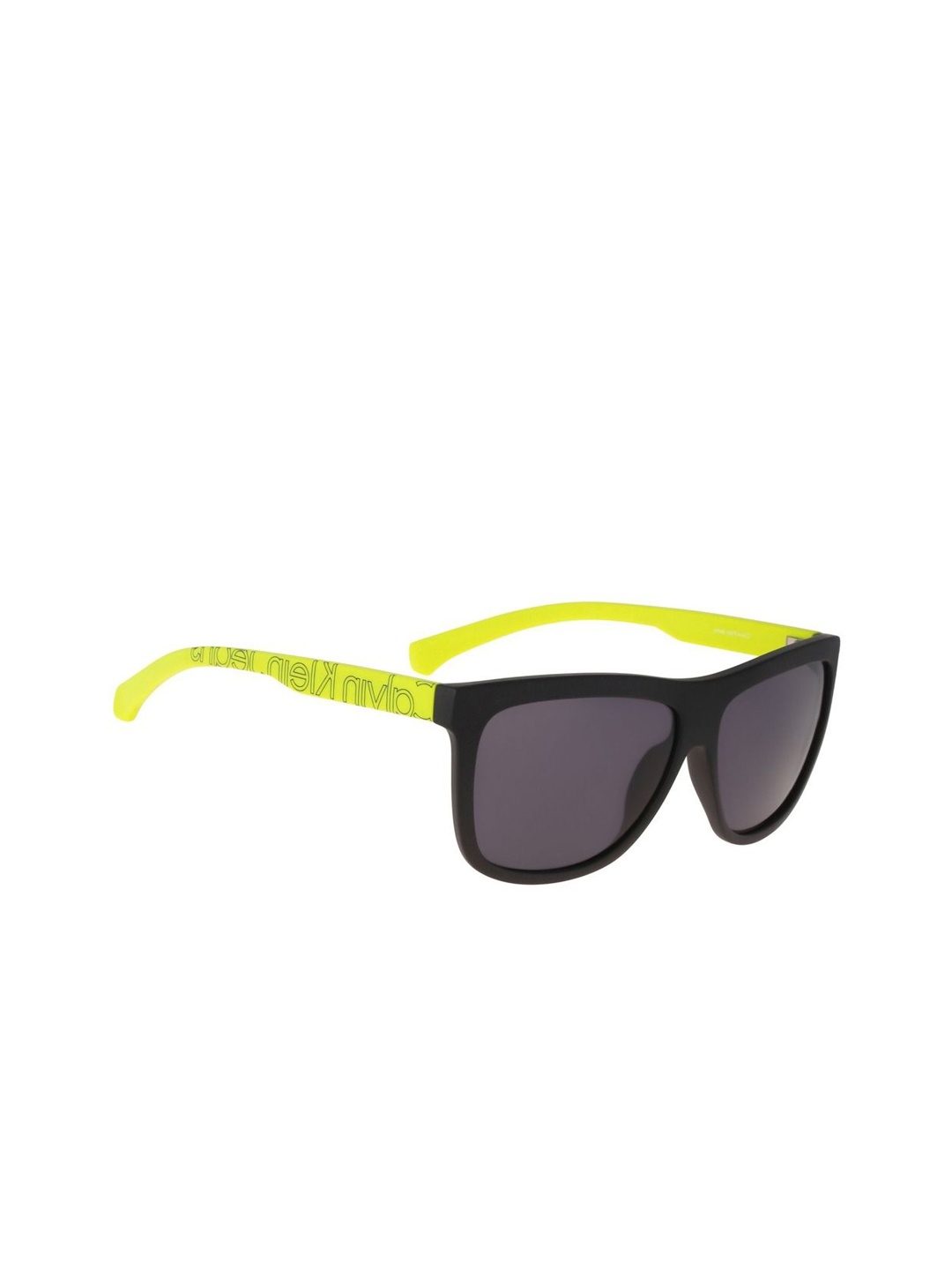 

Calvin Klein Jeans Unisex Round Sunglasses with UV Protected Lens CKJ781 002 58, Grey