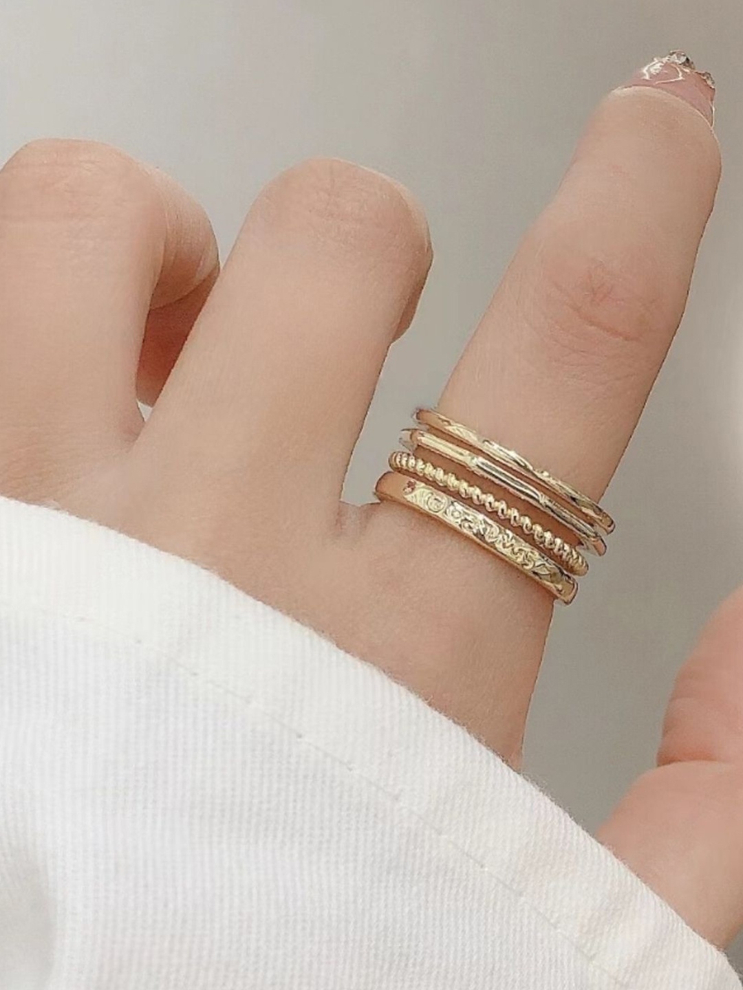 

SALTY Gold Plated Finger Ring
