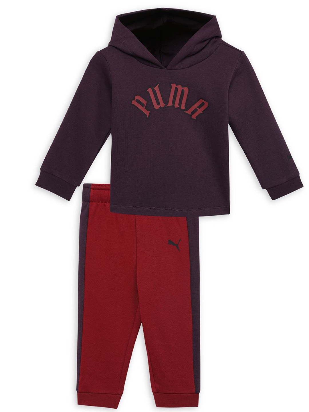 

Puma PLAY LOUD MINICATS Toddlers Hooded Jogger Set, Purple