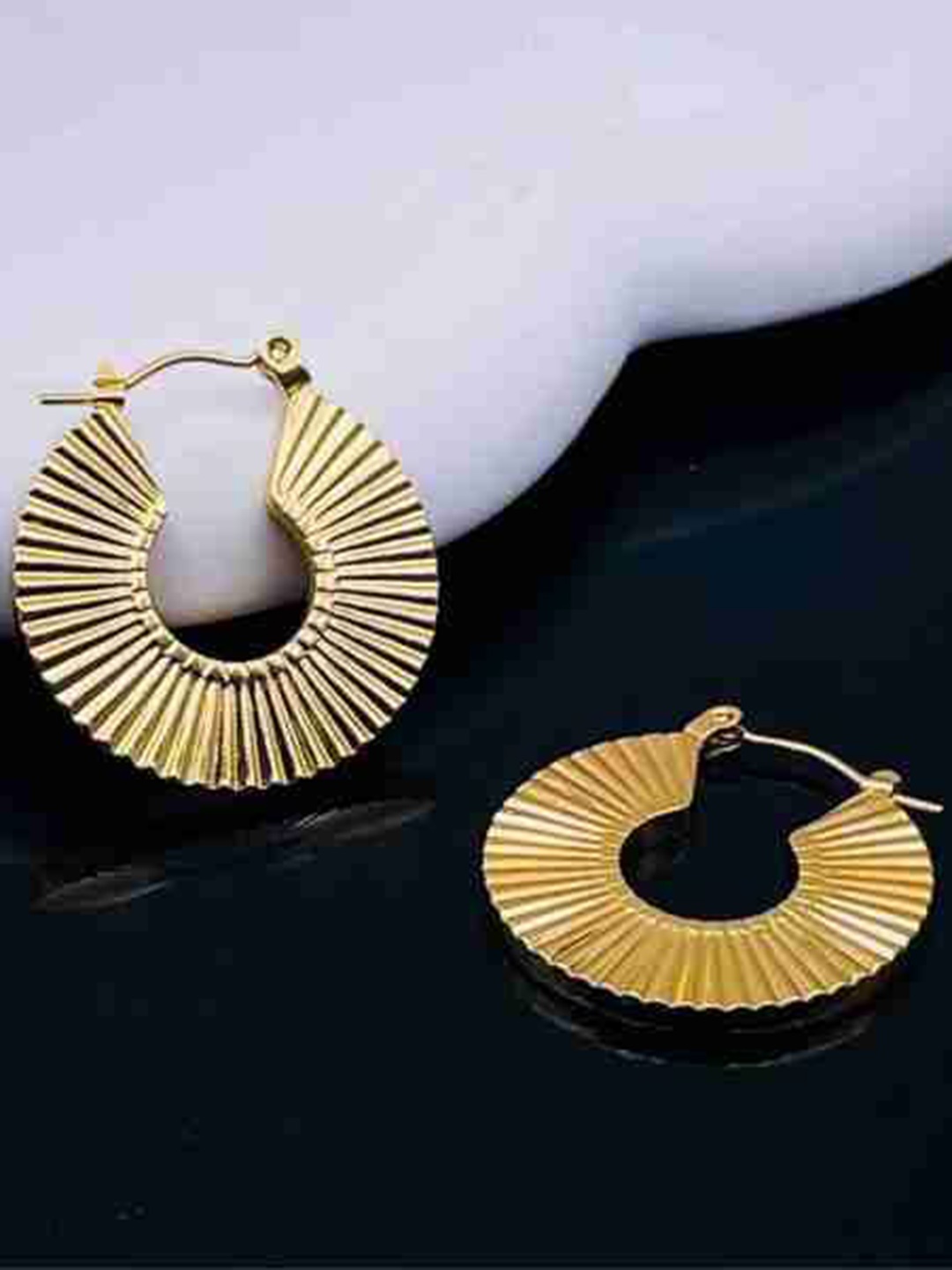 

FIMBUL Circular Hoop Earrings, Gold