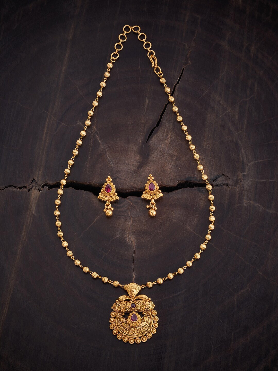

Kushal's Fashion Jewellery Gold Plated Jewellery Set