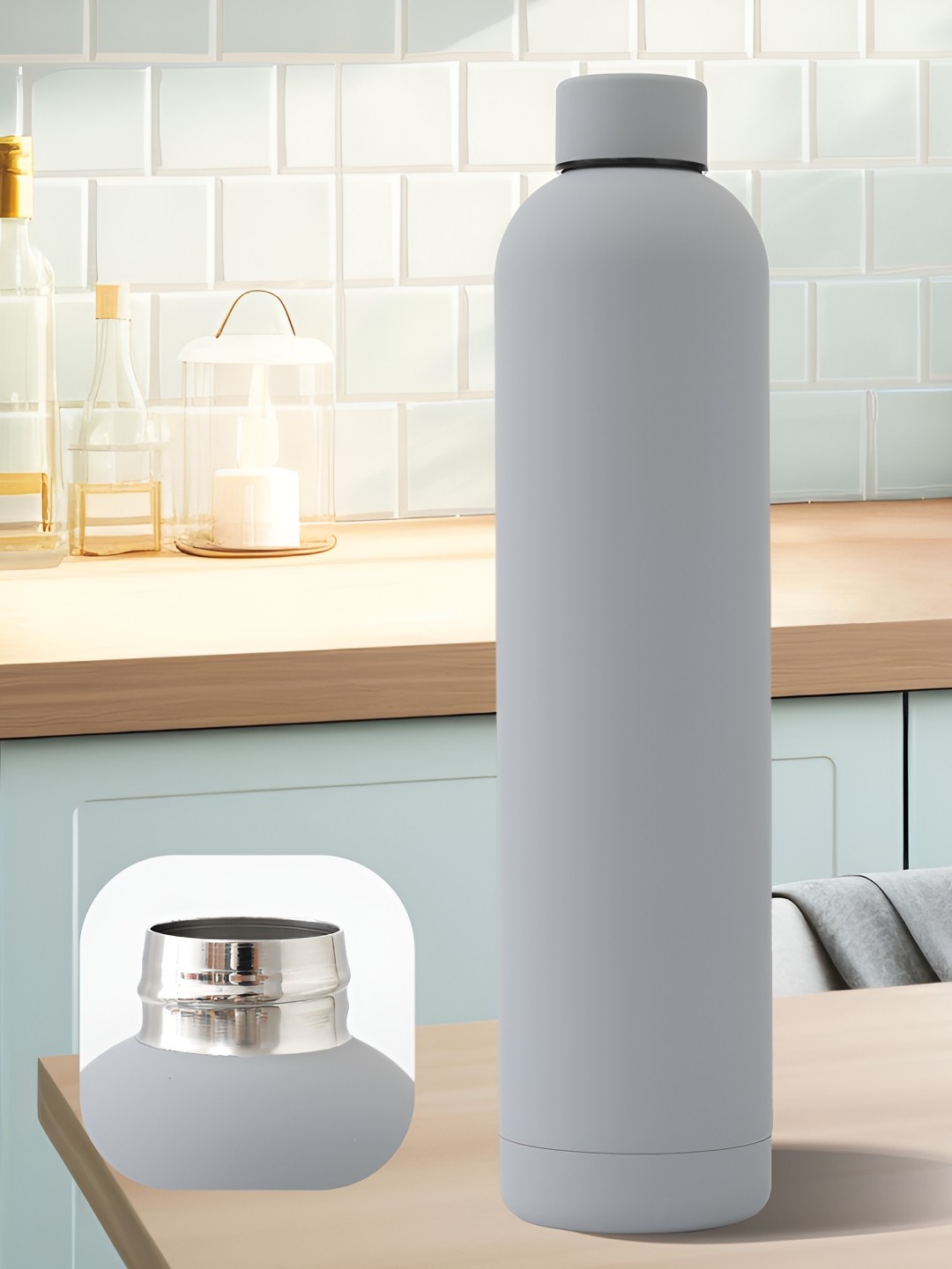 

The Better Home Grey Stainless Steel Double Wall Vacuum Water Bottle 1 L