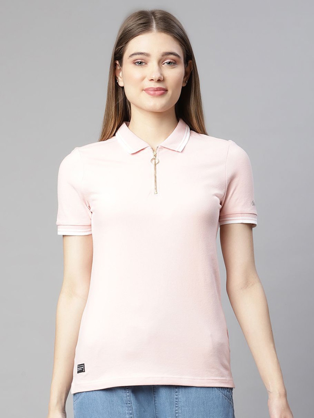 

Global Republic Cotton Shirt Style Top, Pink