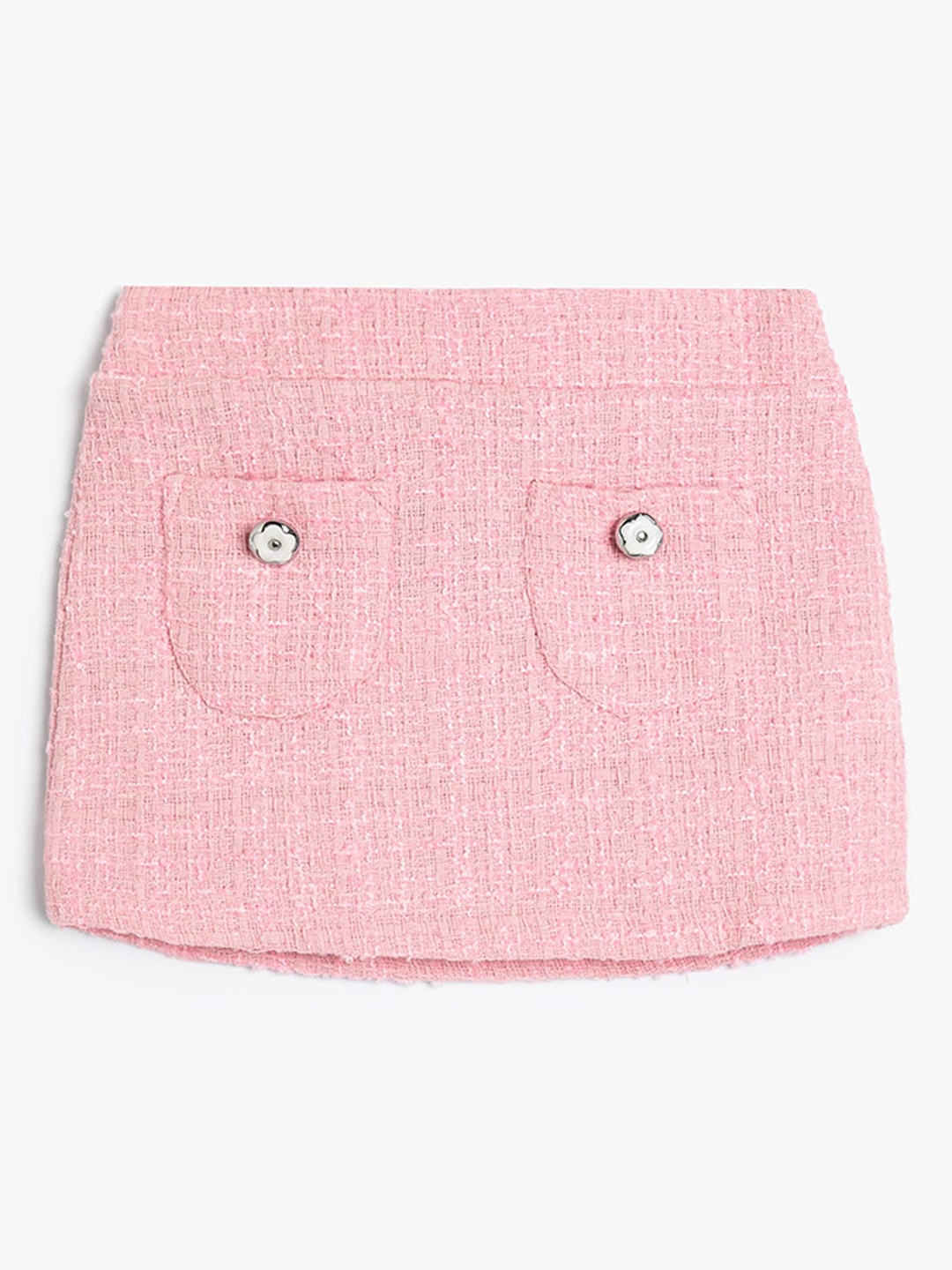 

Koton Girls Self-design Pencil Mini Skirts, Pink