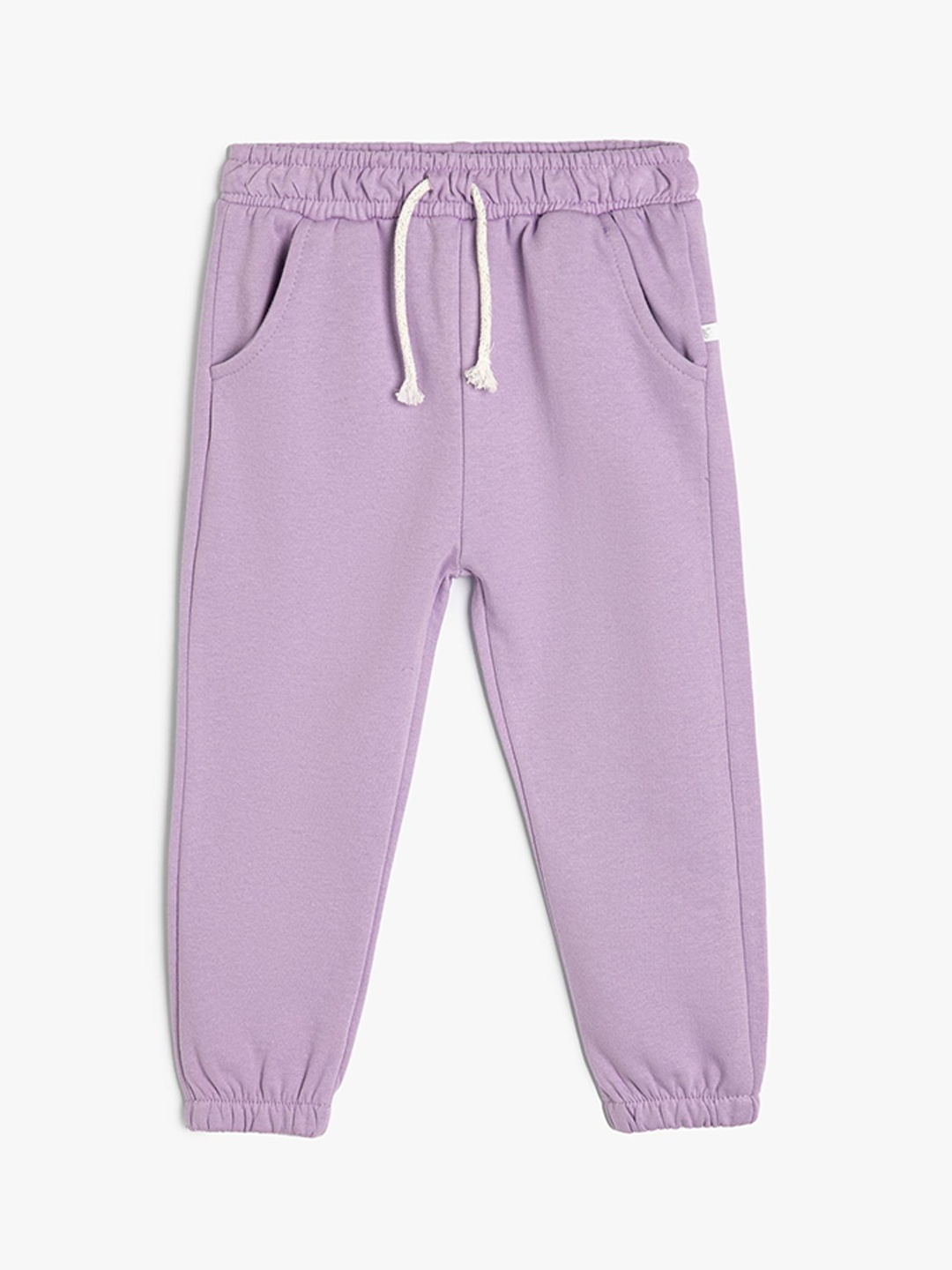 

Koton Girls Pure Cotton Joggers, Purple