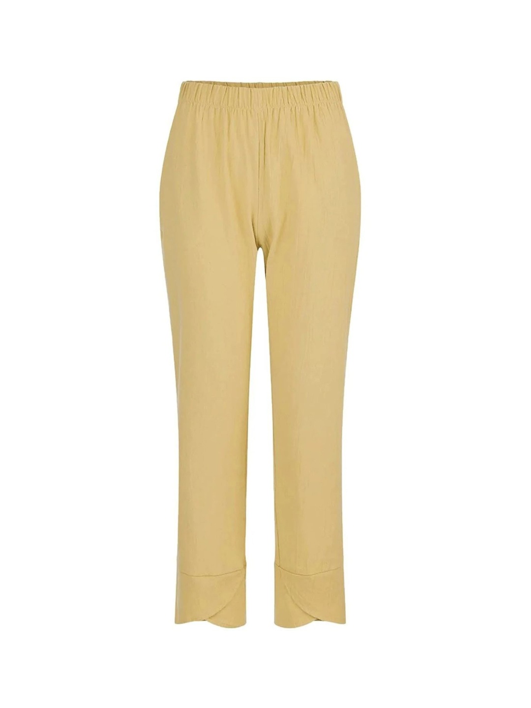 

StyleCast Women Relaxed Loose Fit Trousers, Yellow