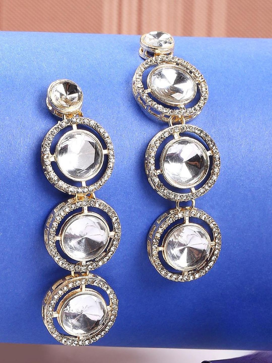 

OOMPH Contemporary Drop Earrings, Gold