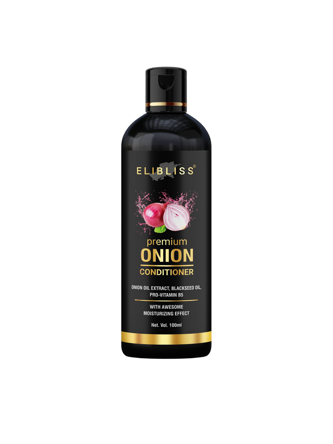 

ELIBLISS Premium Onion Conditioner With Pro Vitamin B5- 100 ml, Black