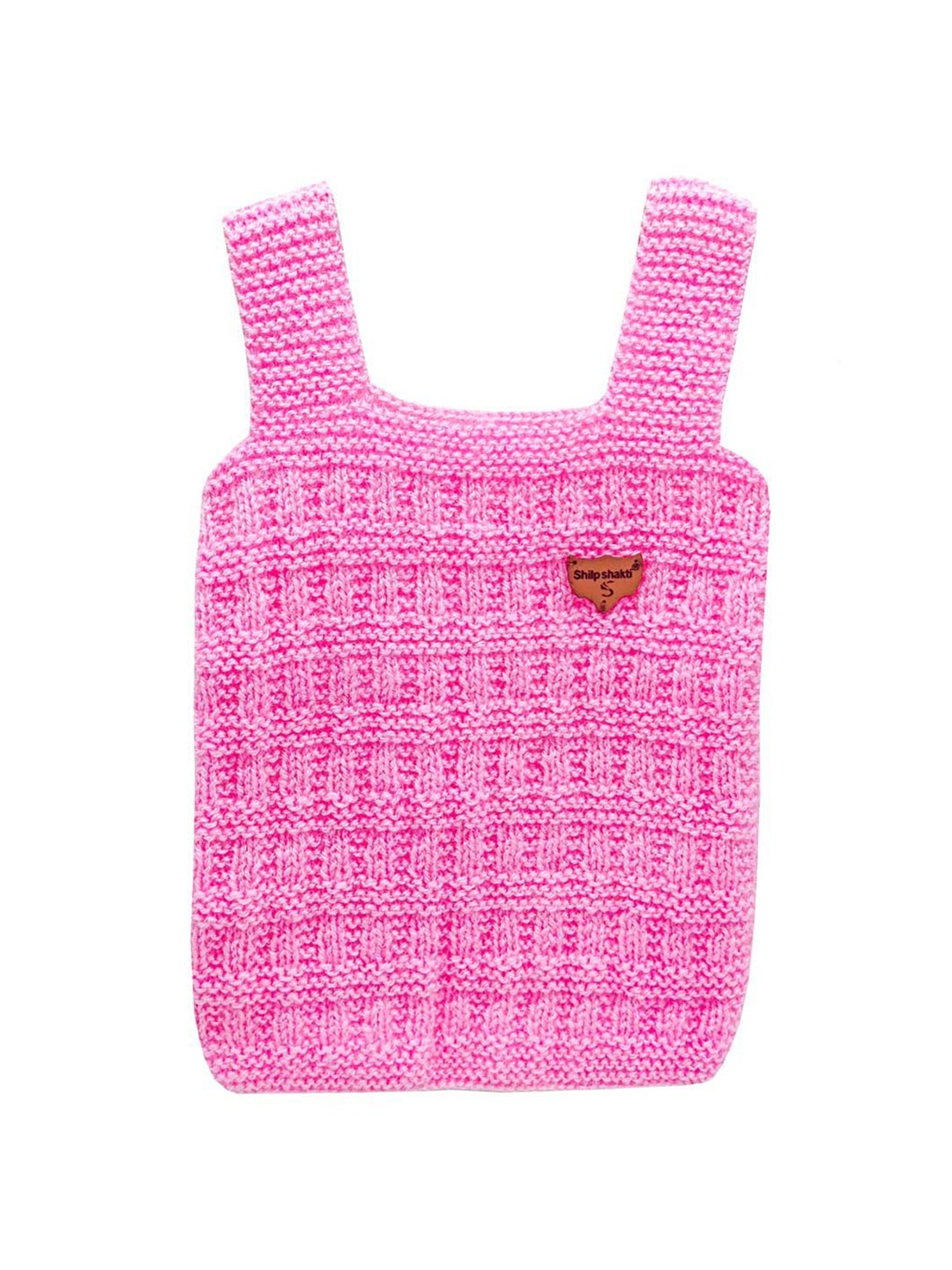 

ShilpShakti Kids Unisex Self Design Pullover Sweater, Pink