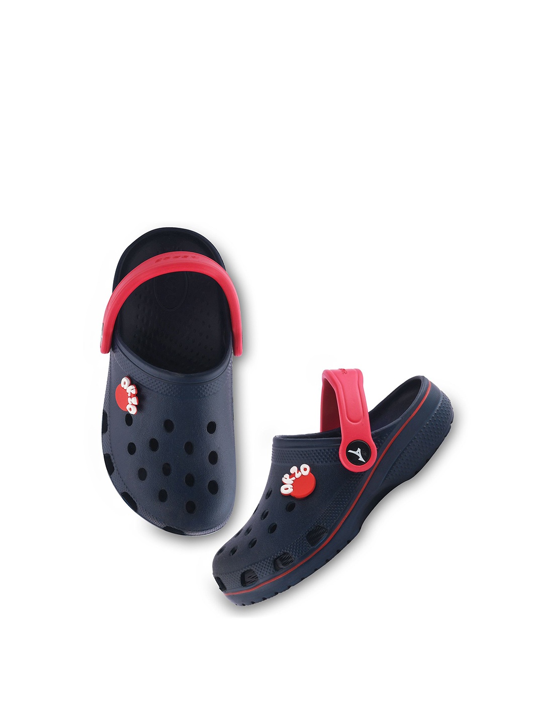 

ABROS Boys Colourblocked Clogs, Navy blue