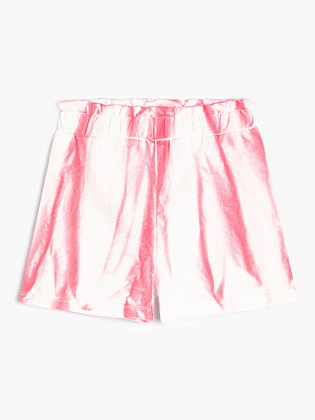 

Koton Solid Girls Striped Shorts, Pink