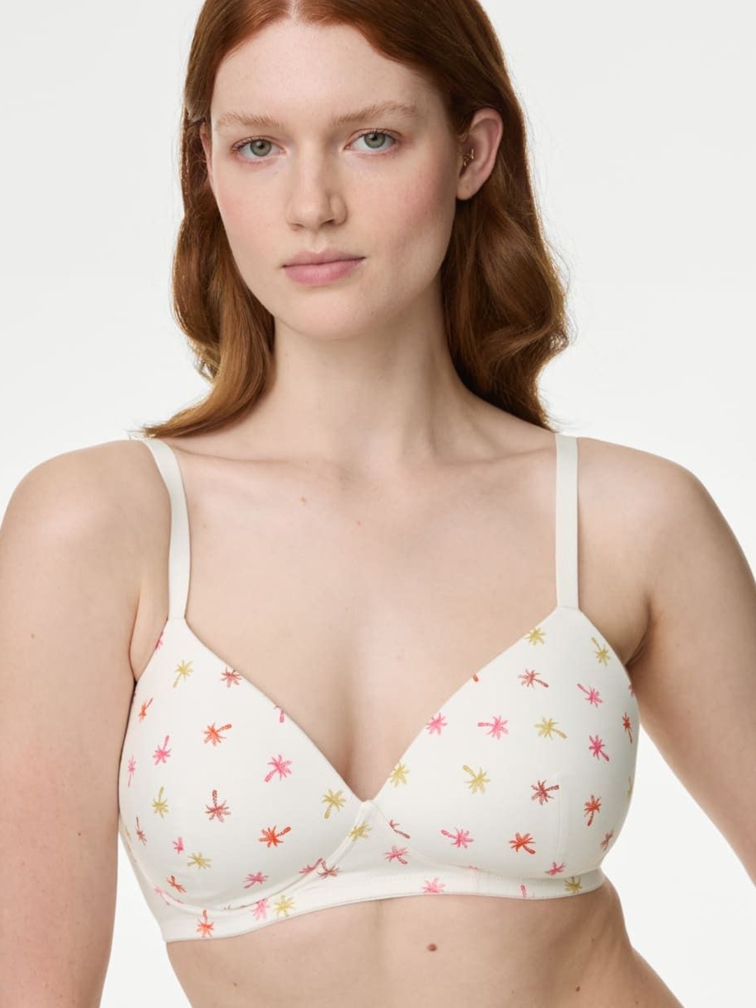

Marks & Spencer Medium Coverage Underwired Lightly Padded Bra, Red