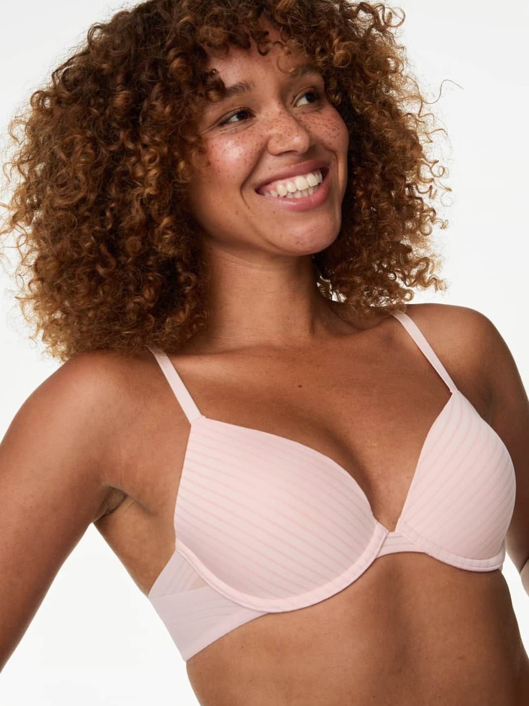 

Marks & Spencer Bra Full Coverage Underwired Lightly Padded, Pink