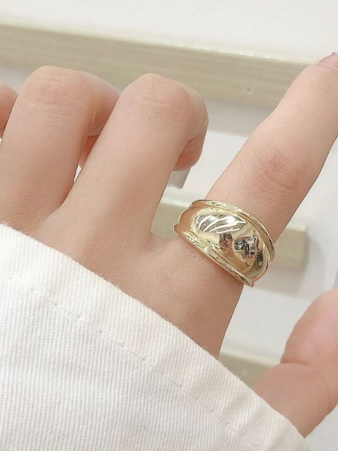 

SALTY Gold Plated Finger Ring