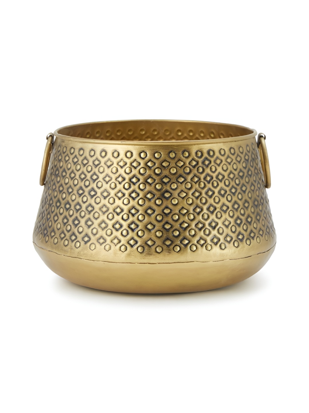 

Fabindia Noor Bronze Toned Brass Metal Floor Planter