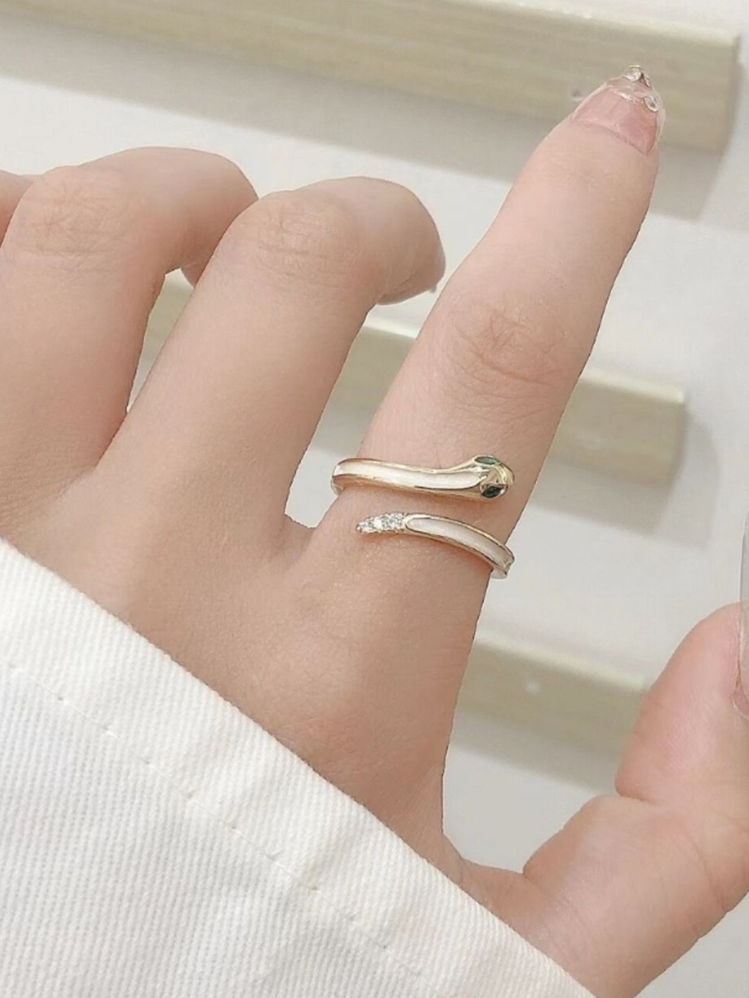 

SALTY Gold Plated Finger Ring
