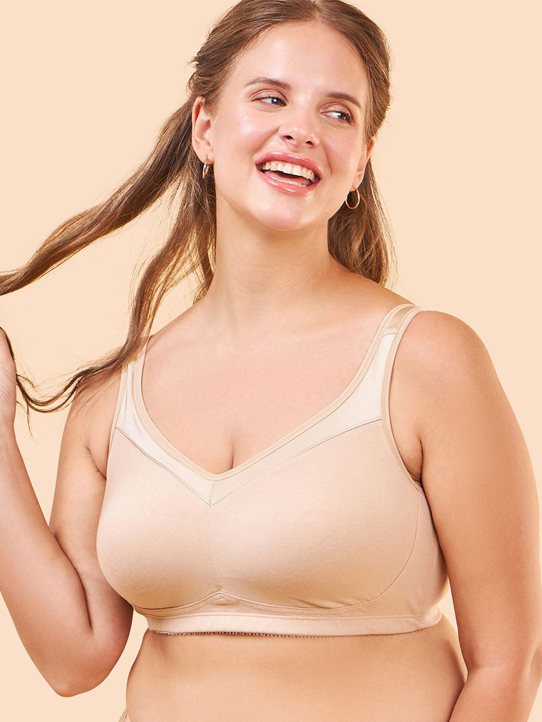 

Enamor Super Lift Classic Full Support Bra A112, Nude