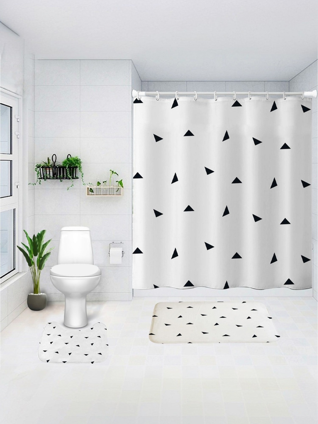 

The Better Home White & Black Long Door Core