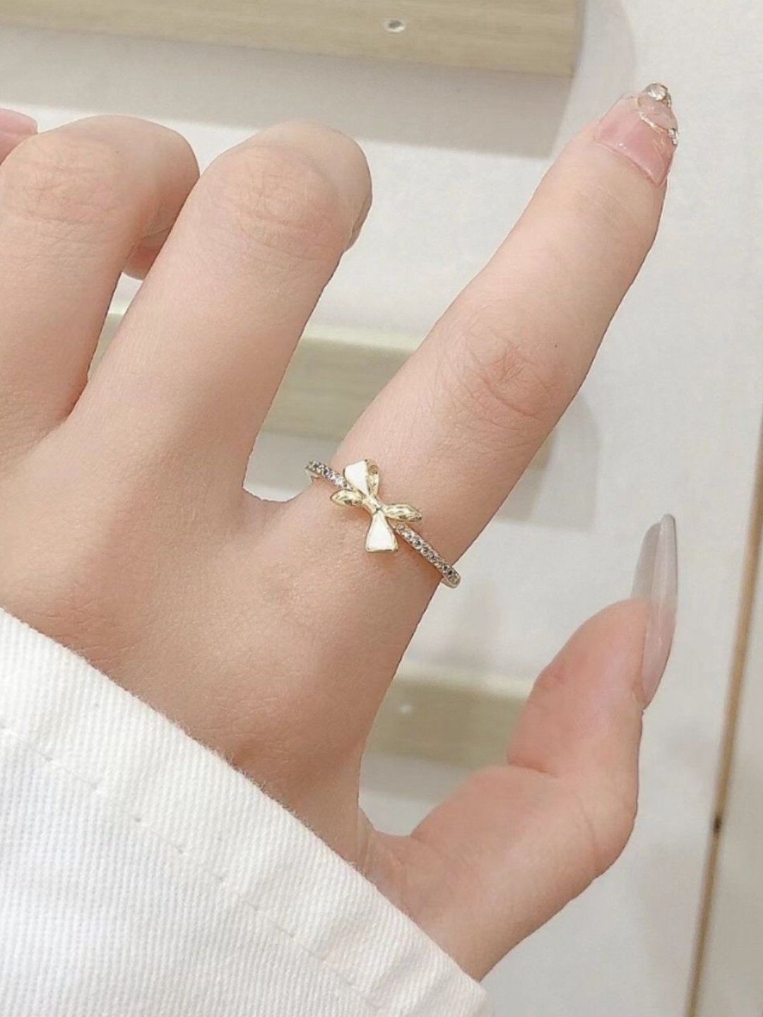 

SALTY Liliana Gold-Plated Stone Studded Finger Ring