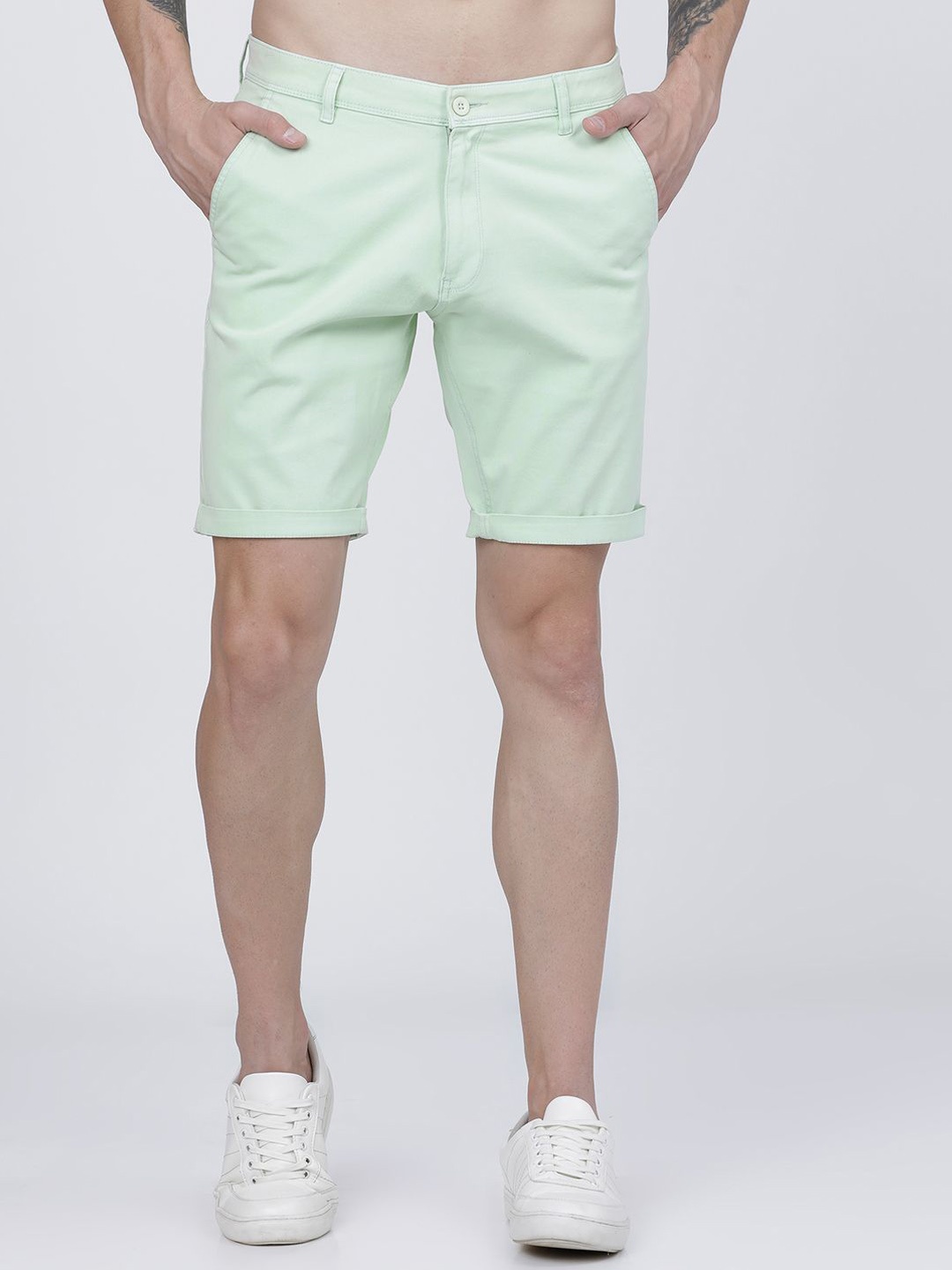 

HIGHLANDER Men Slim Fit Shorts, Green