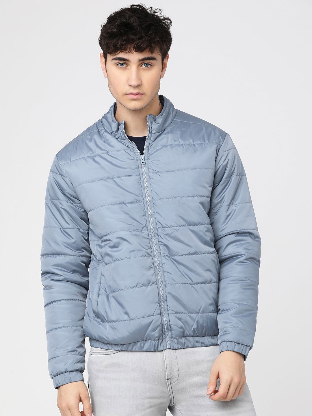 

HIGHLANDER Men Padded Jacket, Blue
