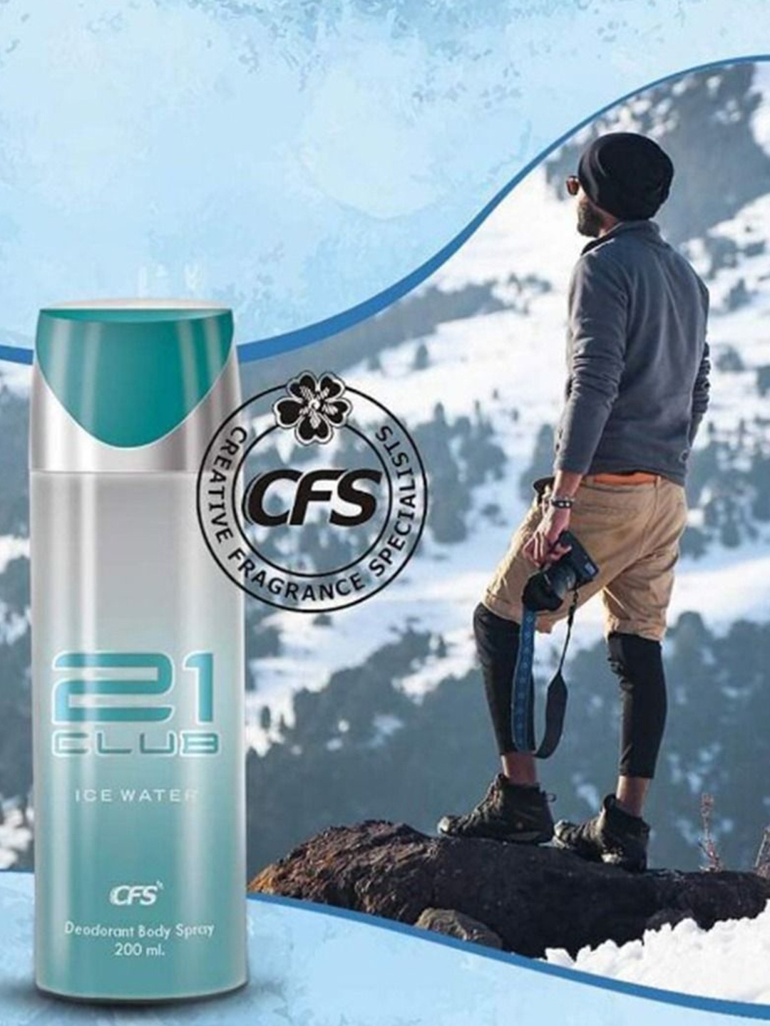

CFS Set Of 3 Certified Original, 21 Club & Oudh Long Lasting Deodorant Spray-200 ml Each, Blue