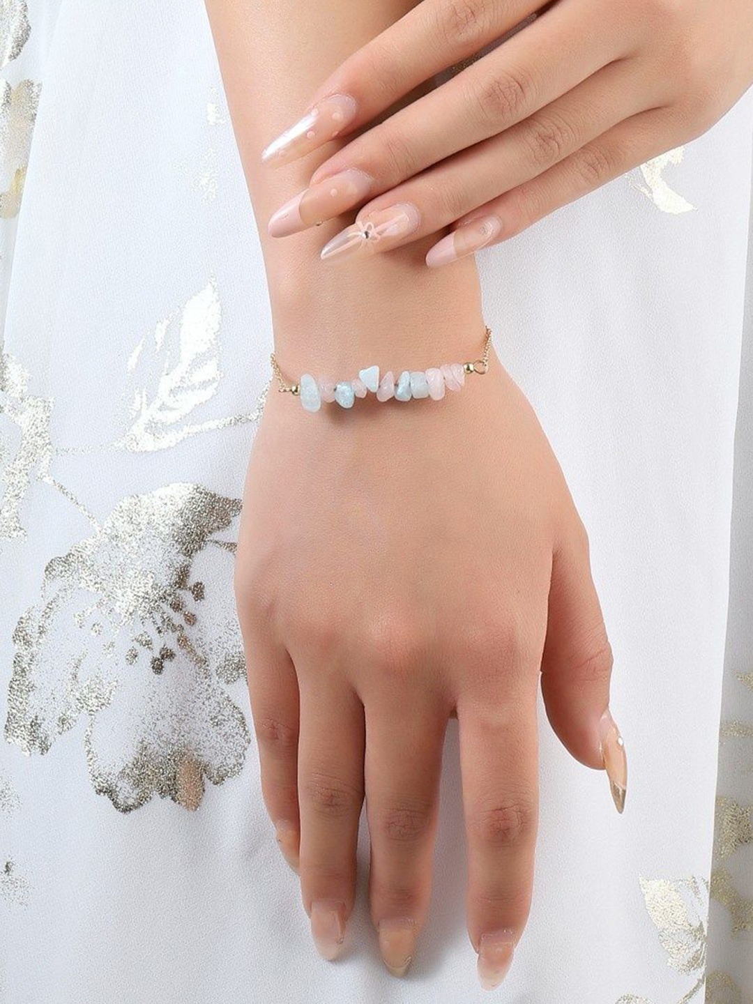 

SALTY Radiant Gem Bracelet, White