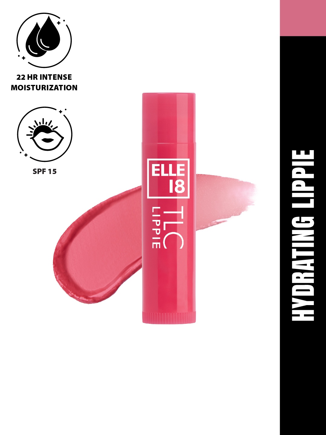 

ELLE 18 TLC Hydrating SPF15 Lippie - Bubblegum, Pink