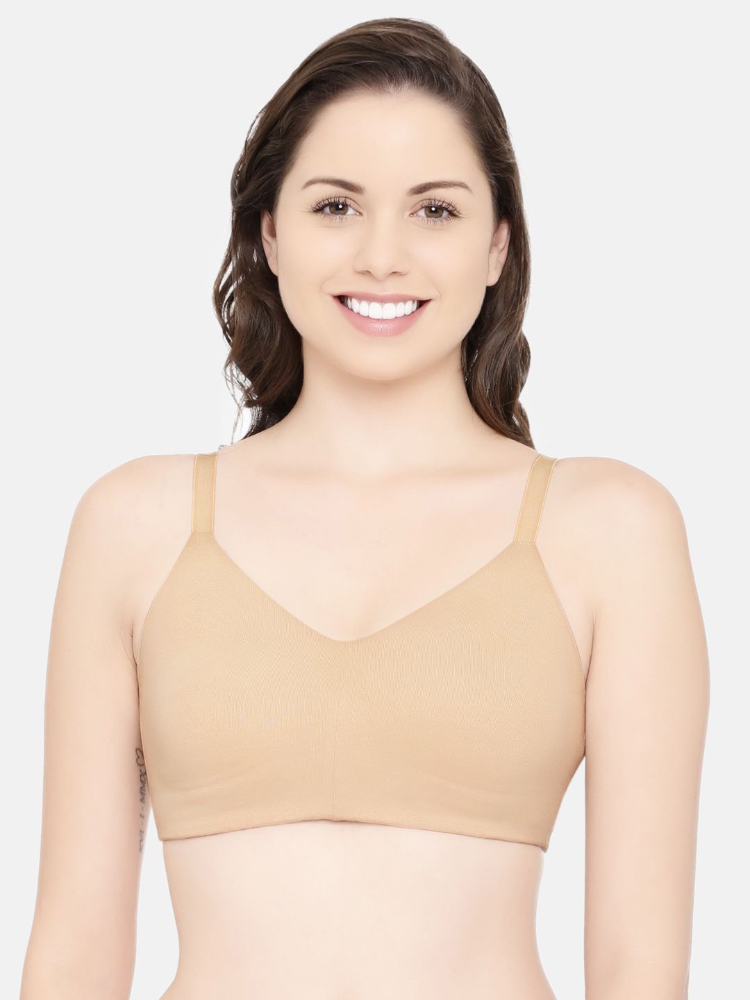 

Enamor Ultra Smoothening T-Shirt Bra A027, Nude