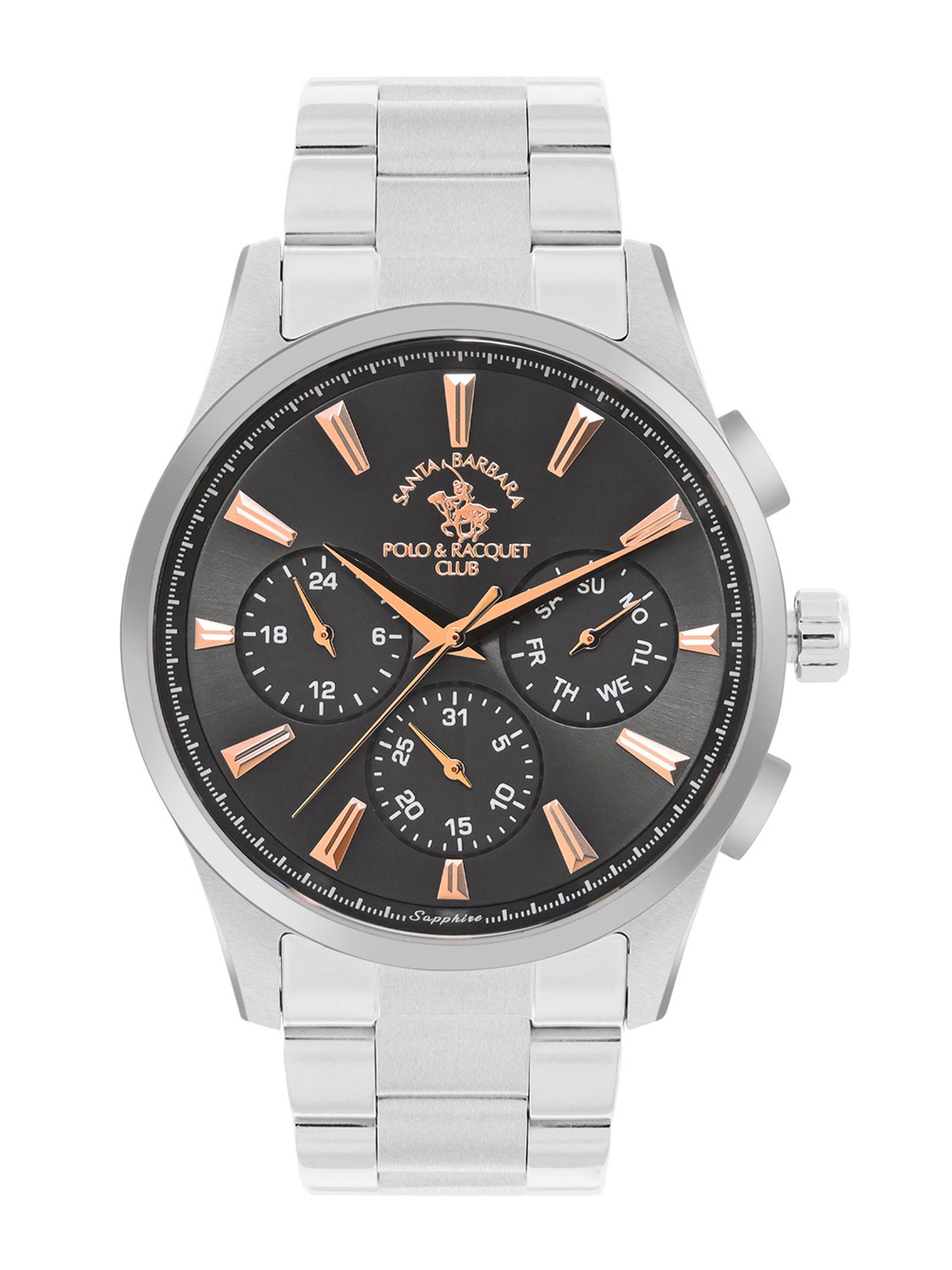 

SANTA BARBARA POLO & RACQUET CLUB Men Grey Dial Chronograph Watch - SB.1.10542-1, Silver