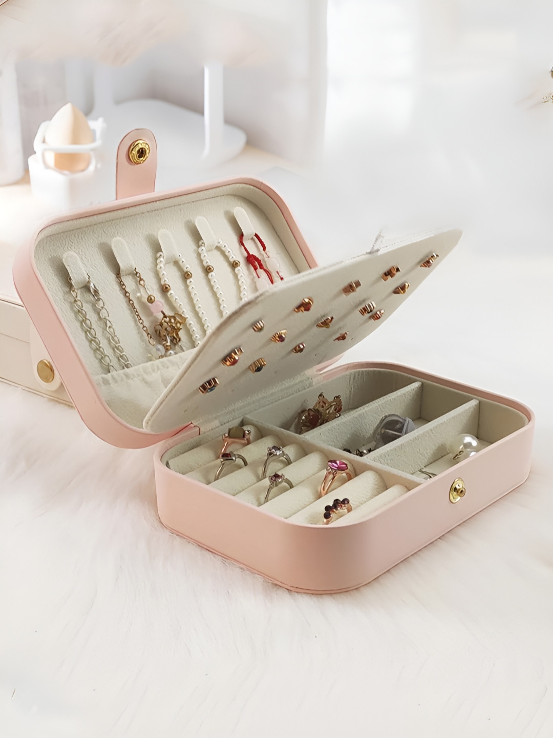 

Estele Pink Set of 1 Regular Jewellery Organiser Organisers