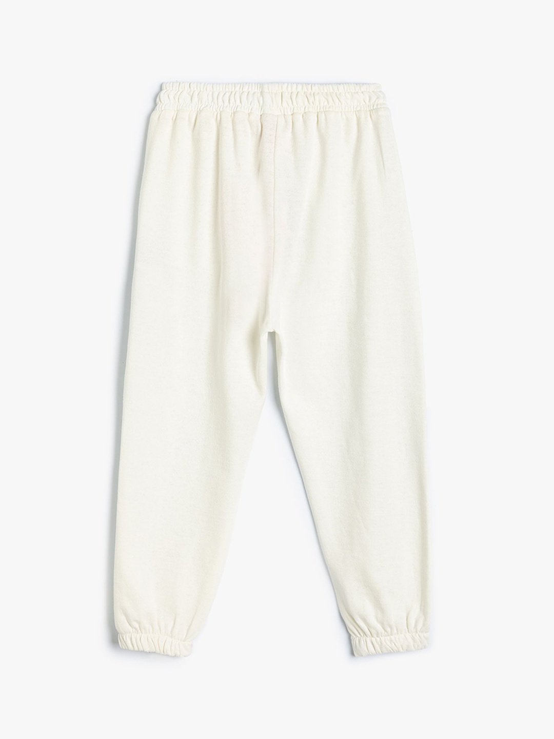 

Koton Girls Cotton Mid Rise Joggers, White