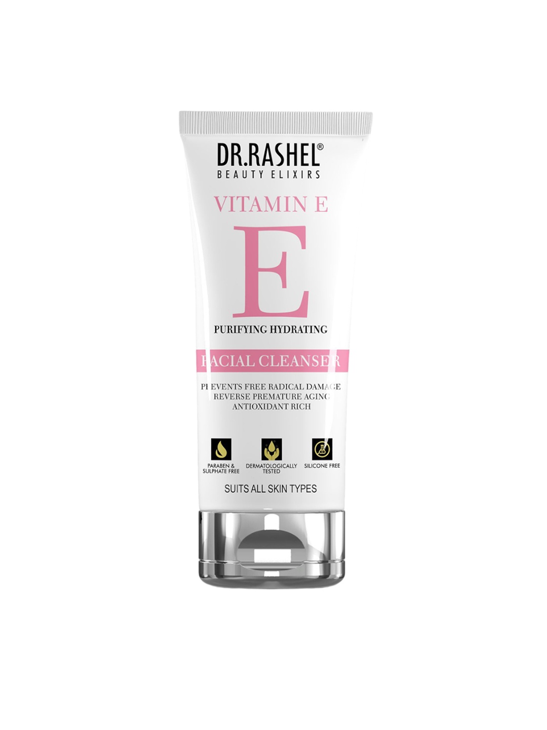 

DR.RASHEL Vitamin E Skin Hydrating Face Cleanser- 80 ml, Pink