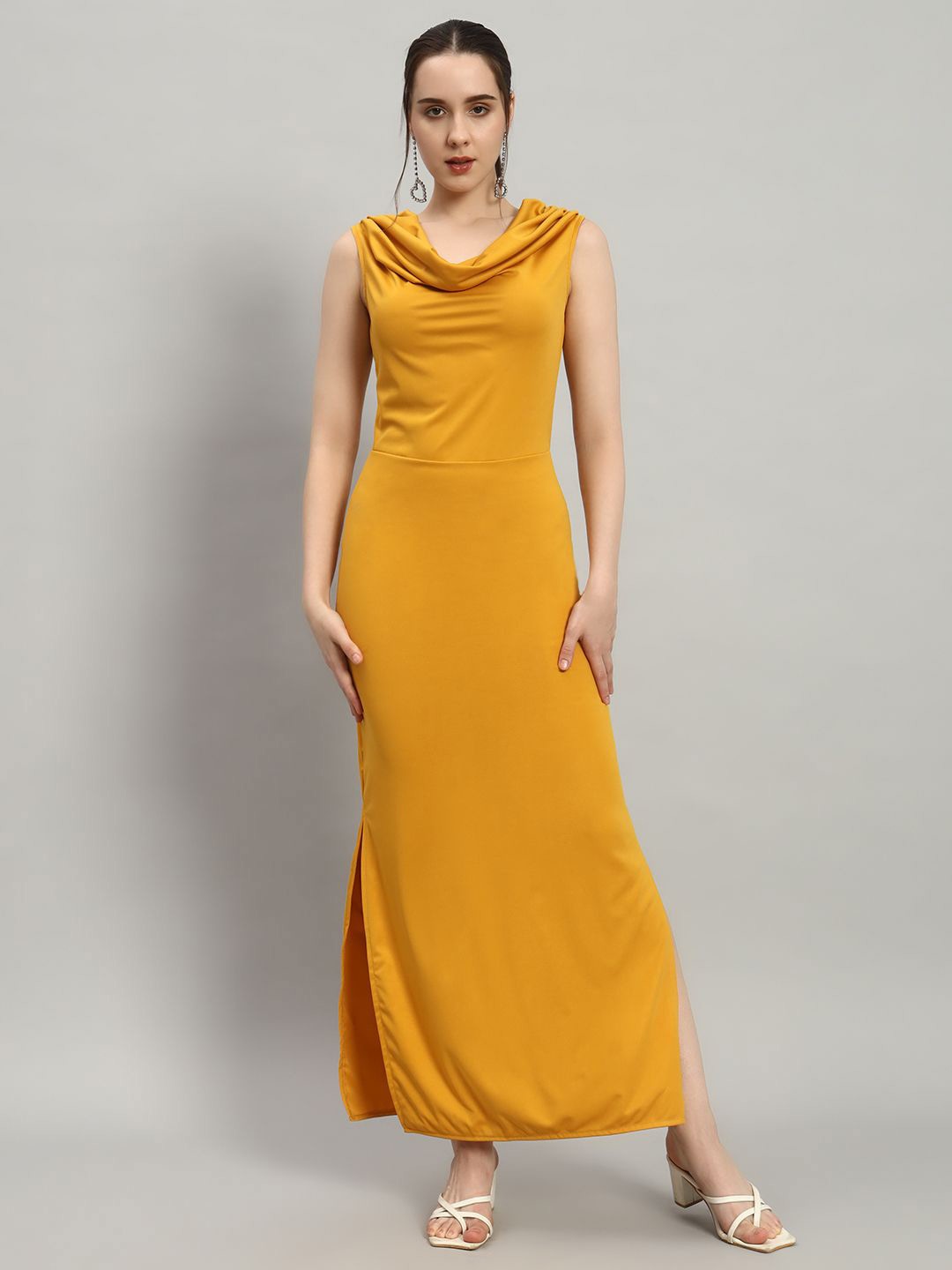 

VAARARO Maxi Dress, Mustard