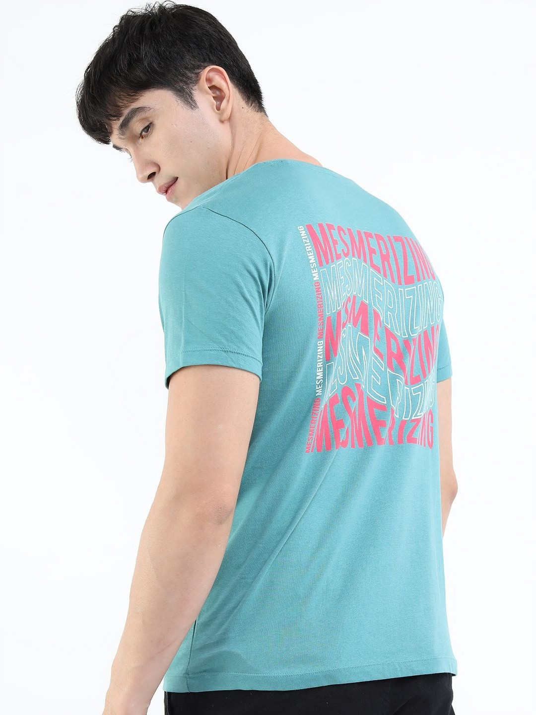 

HIGHLANDER Men Varsity Slim Fit T-shirt, Teal