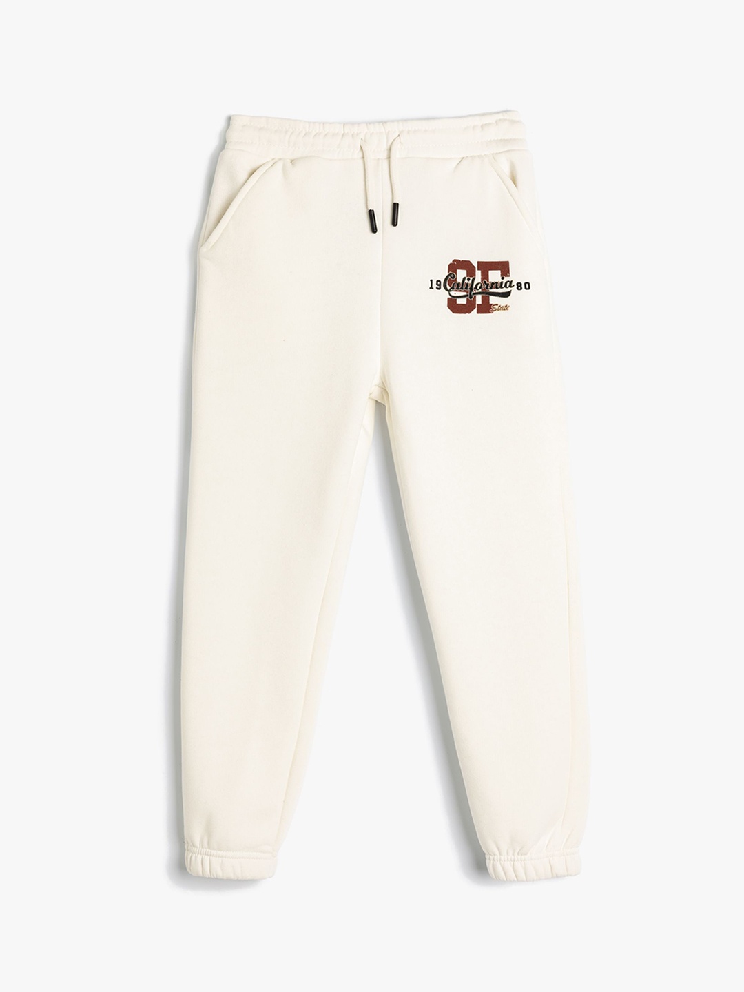 

Koton Boys Cotton Mid-Rise Joggers, Beige
