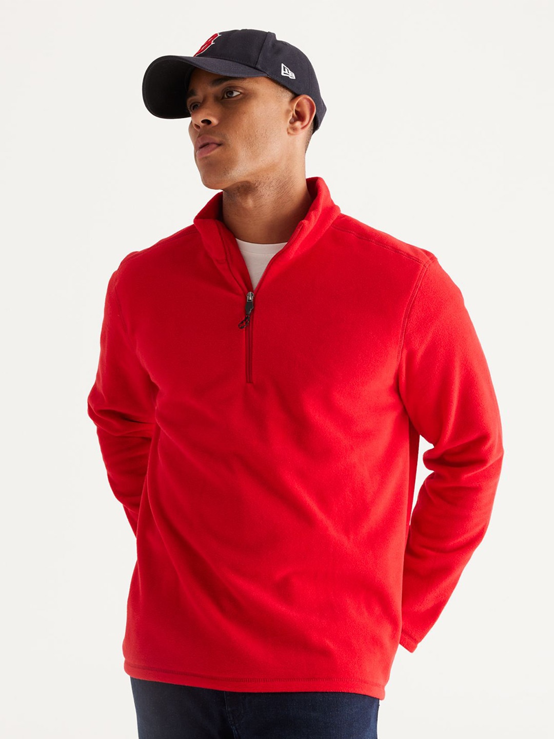

ALTINYILDIZ CLASSICS AC Co. Men Solid Sweatshirt, Red