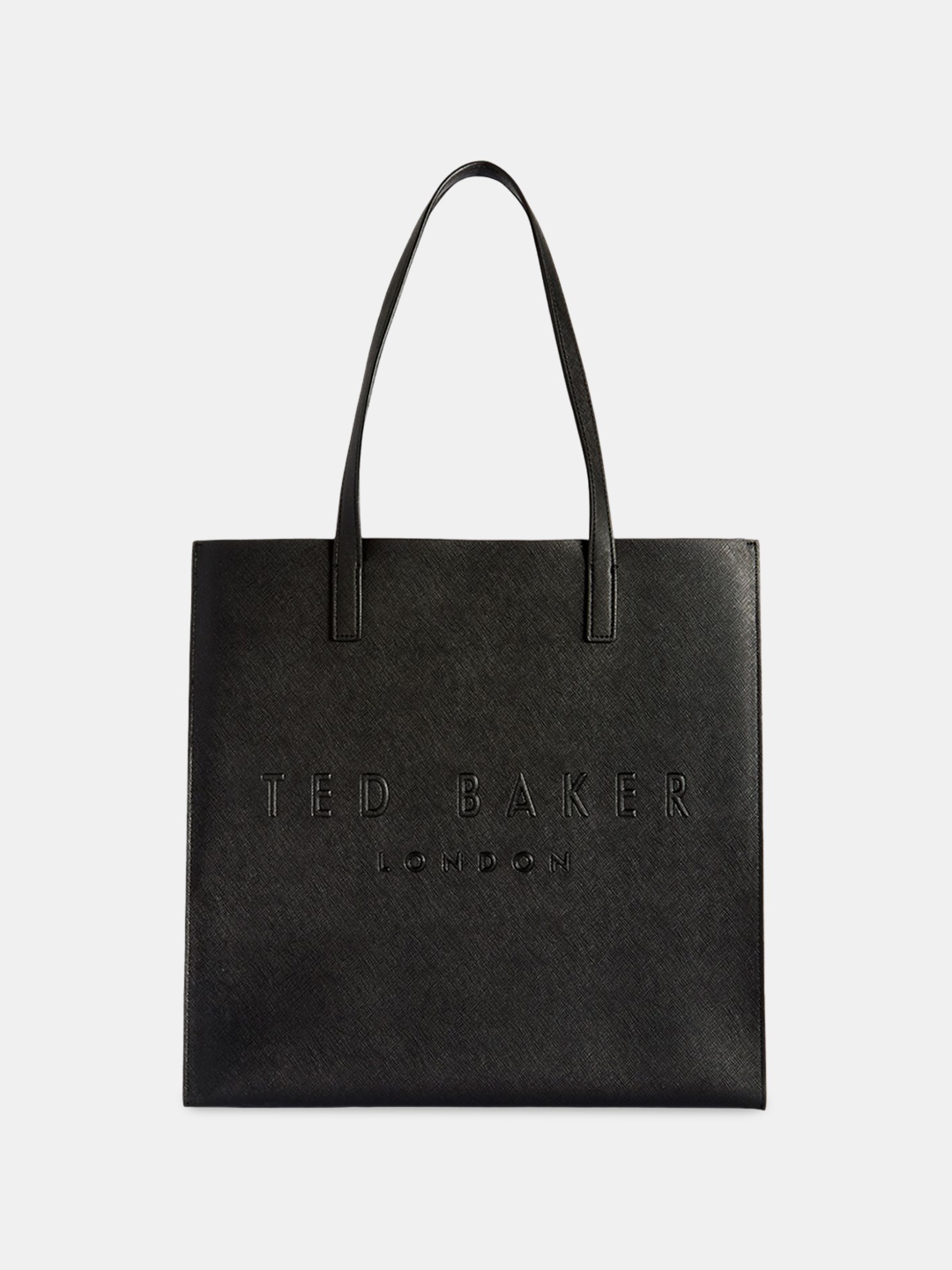 

Ted Baker Printed Oversized Shopper Tote Bag with Cut Work, Black