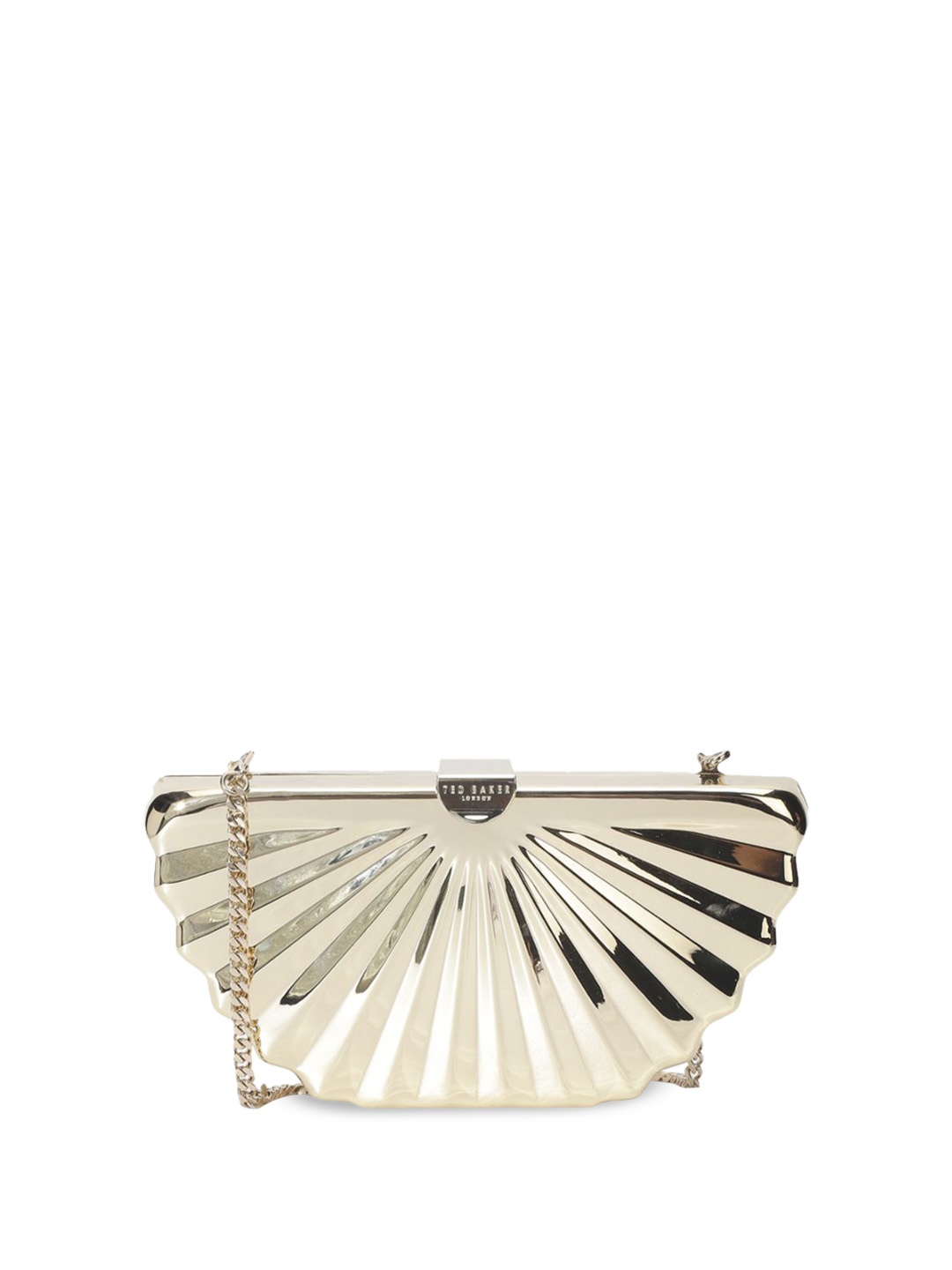 

Ted Baker Textured PU Swagger Sling Bag with Fringed, Gold
