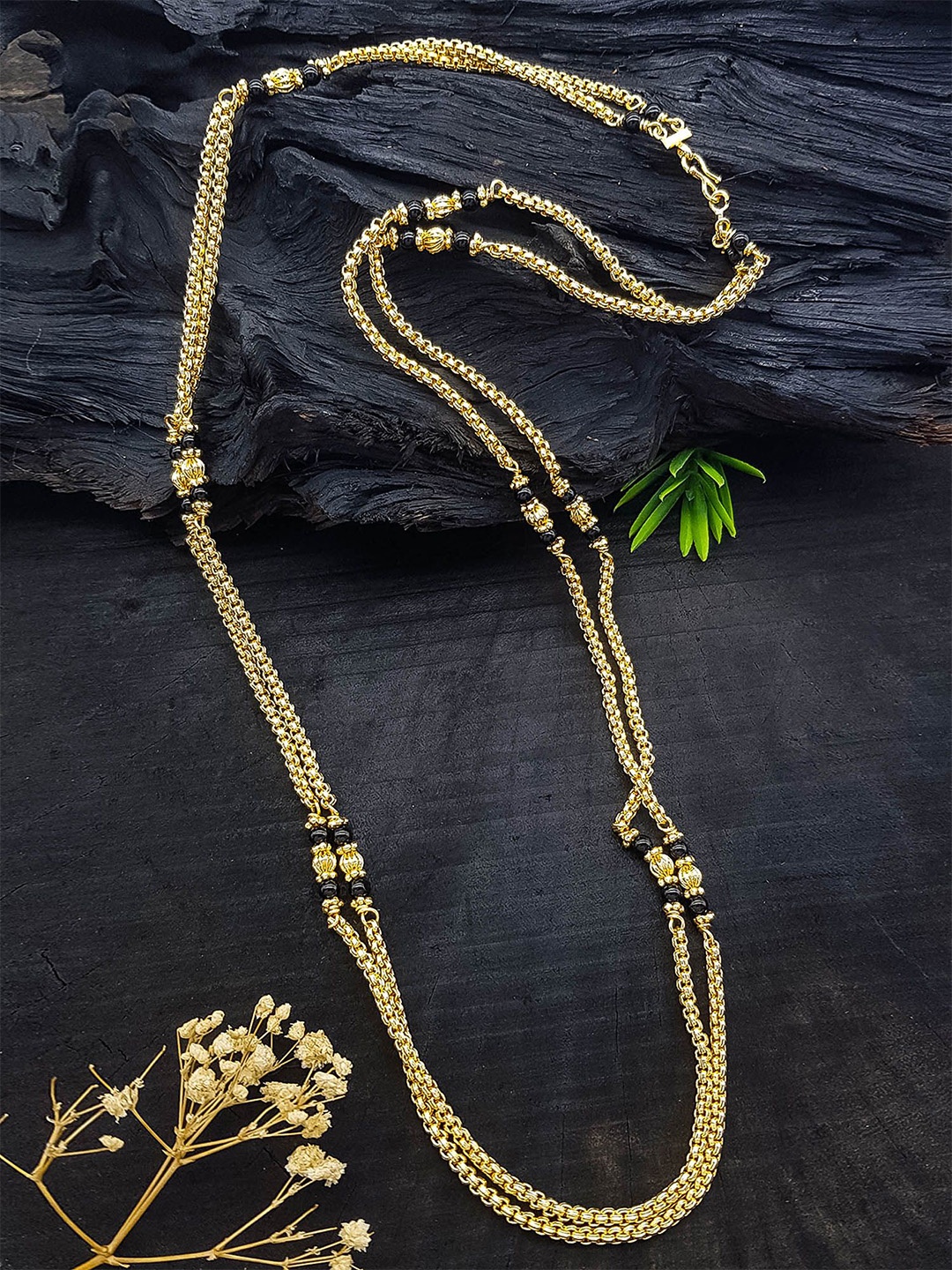 

GRIIHAM Gold-Plated Beaded Mangalya Chain