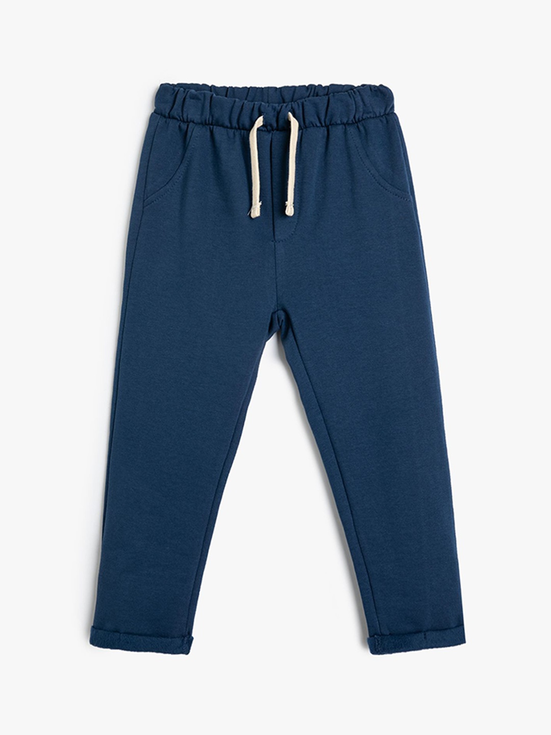 

Koton Boys Mid-Rise Track Pants, Navy blue